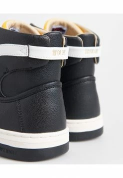 Superdry BASKET LUX - High-top Trainers - Black/mustard/white -Superdry Shop dad63a5778144246bc43e95c8a43ddf6
