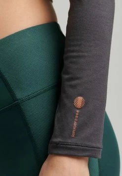 Superdry SPORT FLEX WRAP LONG SLEEVE - Long Sleeved Top - Dark Charcoal -Superdry Shop dae857fa58034c6d8acc2858ebdaab50