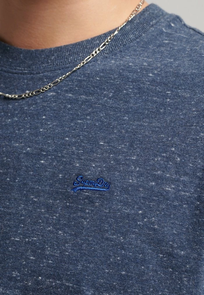 Superdry Basic T-shirt - Creek Navy Heather 5 Superdry Basic T-shirt - Creek Navy Heather - Image 5