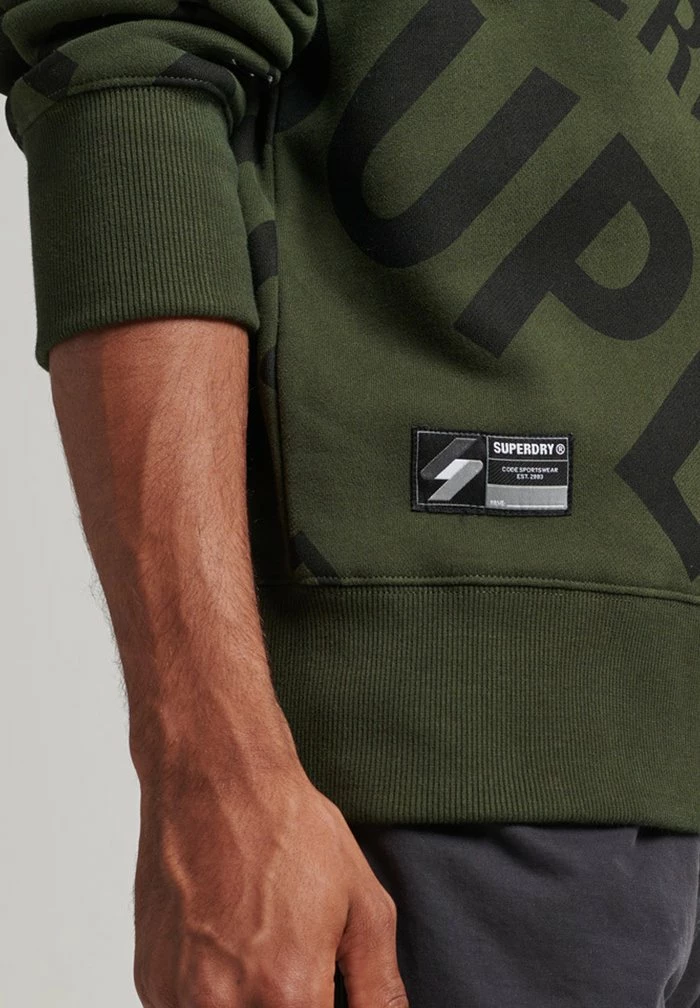 Superdry Sweatshirt - Surplus Goods Olive 4 Superdry Sweatshirt - Surplus Goods Olive - Image 4