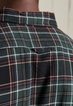 Superdry HERITAGE LUMBERJACK - Shirt - Kilburn Check Rifle Green -Superdry Shop db03103c40554fd6a11bffe8a4db20c4
