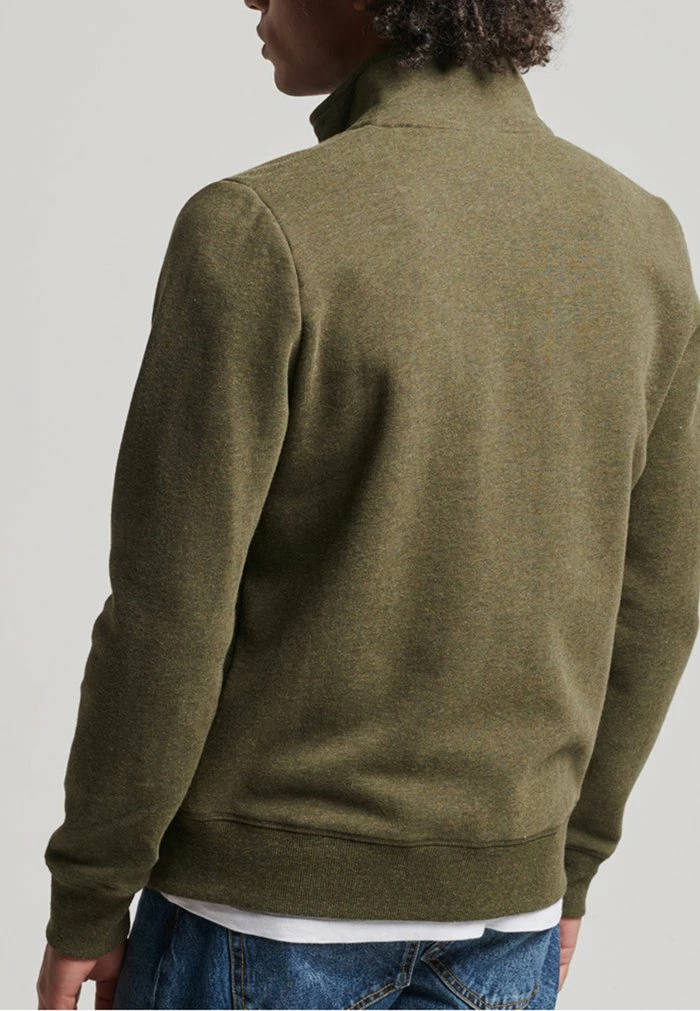 Superdry VINTAGE LOGO - Zip-up Sweatshirt - Khaki 1 Superdry VINTAGE LOGO - Zip-up Sweatshirt - Khaki