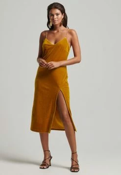 Superdry Cocktail Dress / Party Dress - Golden Palm Brown