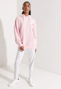 Superdry CODE APPLIQUE OVERSIZED - Sweatshirt - Roseate Pink Marl