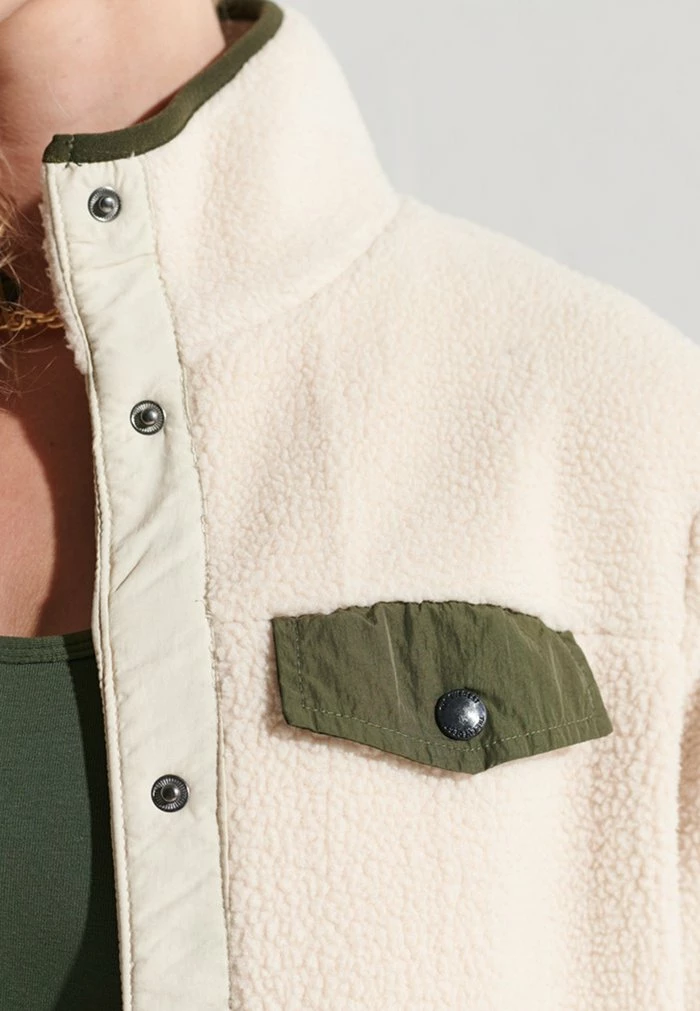 Superdry EXPEDITION - Fleece Jacket - Pale Oatmeal 4 Superdry EXPEDITION - Fleece Jacket - Pale Oatmeal - Image 4