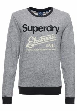 Superdry CORE LOGO RINGER - Sweatshirt - Athletic Grey Marl -Superdry Shop dbf4fc9867fd405a86c13b9da41087b8