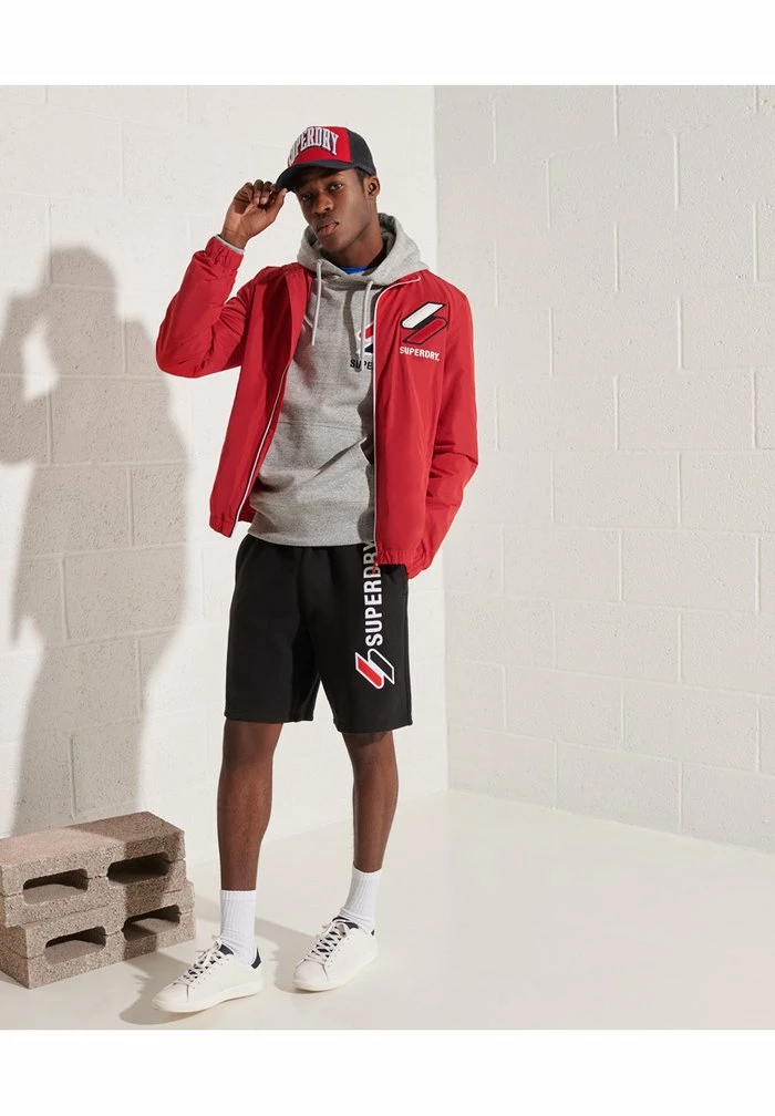 Superdry Hoodie - Grey Slub Grindle 1 Superdry Hoodie - Grey Slub Grindle