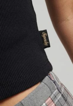 Superdry VINTAGE MINI - Top - Black -Superdry Shop dc19143a30e1443db49909d3f2ebe562