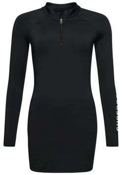 Superdry LONGSLEEVE - Shift Dress - Black -Superdry Shop dc36367492e64a91adee0595ba2c8cc9