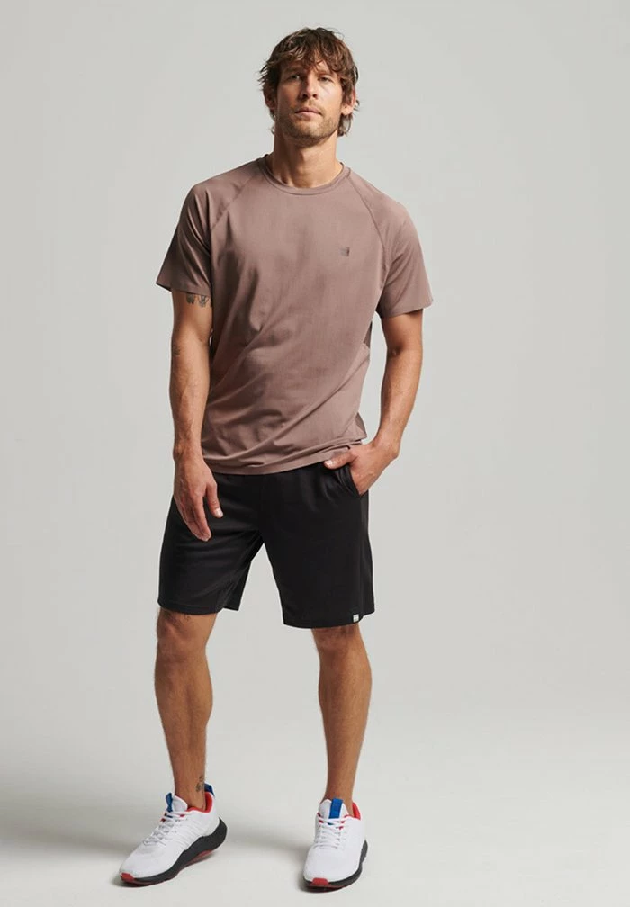 Superdry Print T-shirt - Dark Taupe 1 Superdry Print T-shirt - Dark Taupe