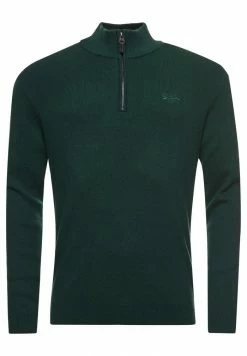 Superdry VINTAGE EMBROIDERED - Jumper - Heritage Pine Green -Superdry Shop dd0f61669edd4391bf692fd2e0fc7b1d