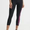Superdry Leggings - Trousers - Black Raspberry Sorbet