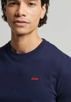 Superdry Basic T-shirt - Rich Navy Navy -Superdry Shop dddc0a34db924dd7930a2a1e7cd5022d