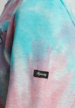 Superdry INTO THE WOODS - Sweatshirt - Glacier Grey Marl Tie Dye -Superdry Shop de24e5445ea14a638580739f4ac1c90f