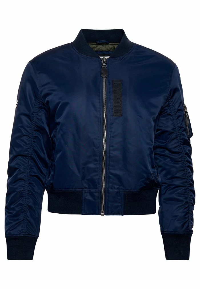 Superdry Bomber Jacket - Nordic Chrome Navy 7 Superdry Bomber Jacket - Nordic Chrome Navy - Image 7