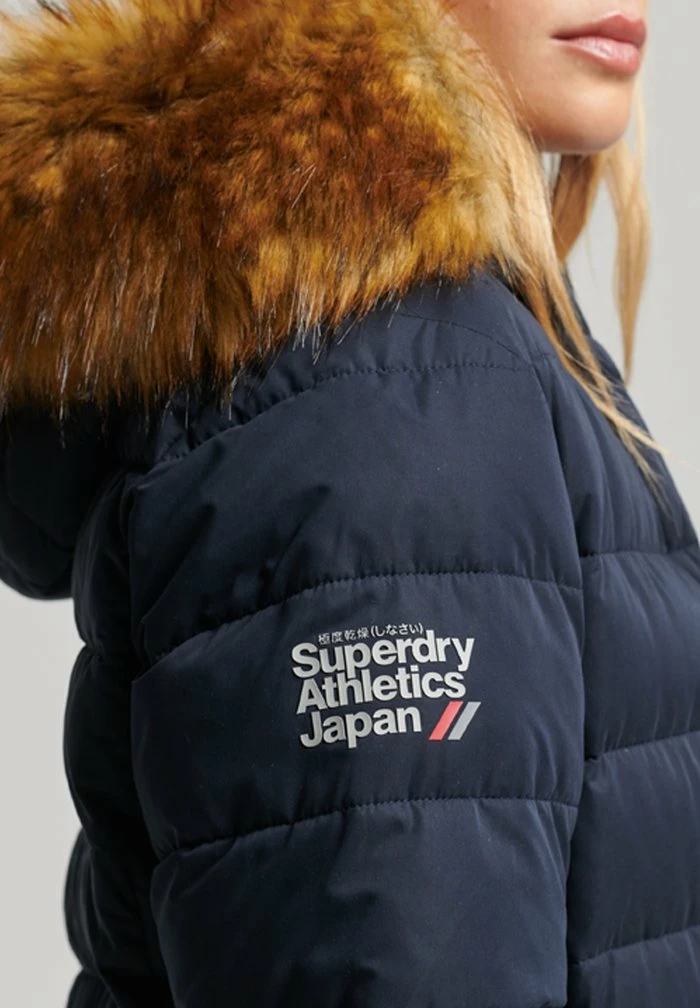 Superdry Winter Coat - Navy 5 Superdry Winter Coat - Navy - Image 5