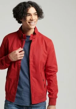 Superdry HARRINGTON - Summer Jacket - Red