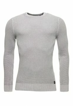 Superdry ACADEMY DYED TEXTURE - Jumper - Washed Skylark 7 Superdry ACADEMY DYED TEXTURE - Jumper - Washed Skylark -Superdry Shop de9c17f65fc548629dd7068f291343e9
