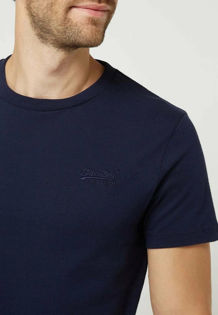 Superdry Basic T-shirt - Marineblau 3 Superdry Basic T-shirt - Marineblau - Image 3