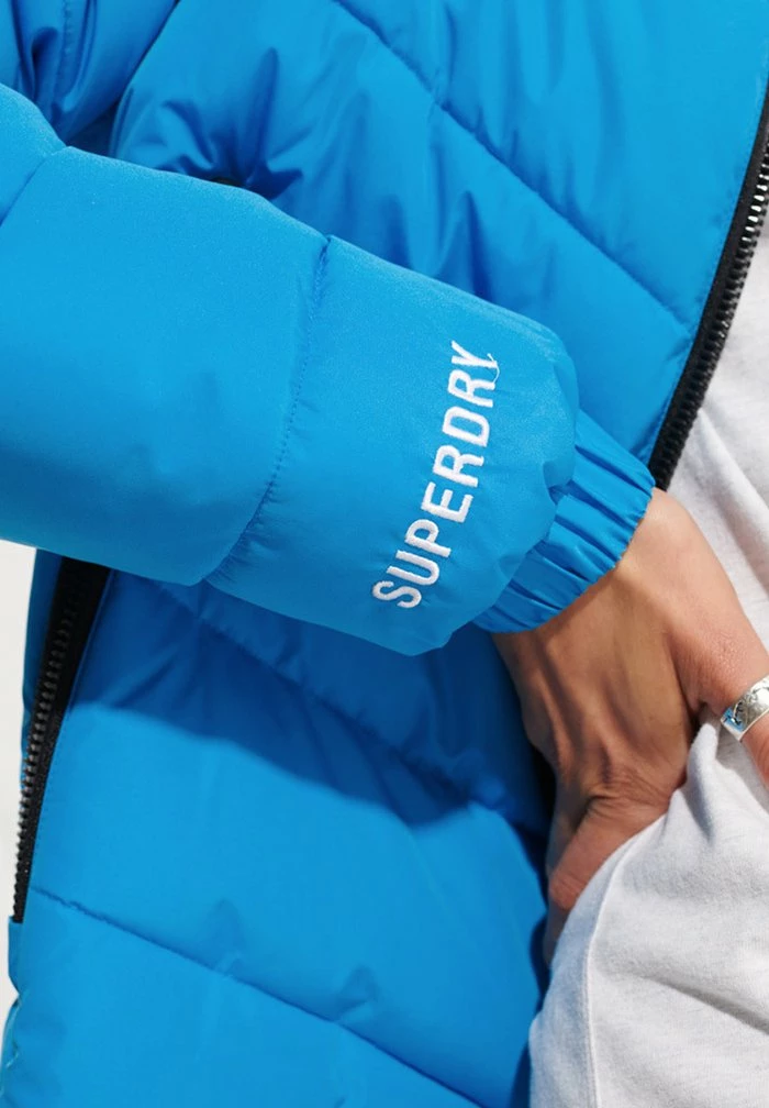 Superdry Winter Jacket - Aqua 5 Superdry Winter Jacket - Aqua - Image 5