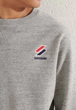 Superdry STYLE ESSENTIAL CREW NECK - Sweatshirt - Grey Slub Grindle