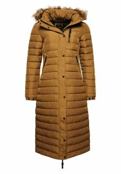 Superdry LONGLINE PUFFER - Winter Coat - Sandstone -Superdry Shop df04355fdd624179917acd8281058783