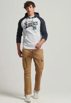 Superdry SCRIPTED COLLEGE - Hoodie - Flake Marl Navy -Superdry Shop df1f01d1b48c4c8e83ef9eb77ebb266b