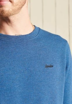 Superdry VINTAGE LOGO CREW - Sweatshirt - Bright Blue Marl 7 Superdry VINTAGE LOGO CREW - Sweatshirt - Bright Blue Marl -Superdry Shop df5e7b6ef445432ba4131c9a7cda9ca0