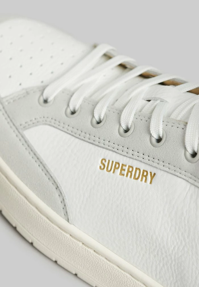 Superdry VINTAGE - High-top Trainers - White Grey 4 Superdry VINTAGE - High-top Trainers - White Grey - Image 4