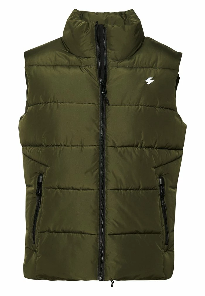 Superdry Waistcoat - Dark Moss 5 Superdry Waistcoat - Dark Moss - Image 5