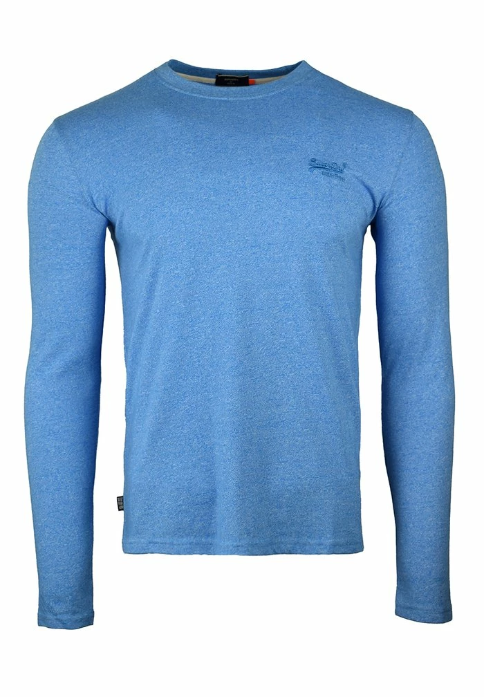 Superdry Long Sleeved Top - Bright Blue Grit 1 Superdry Long Sleeved Top - Bright Blue Grit