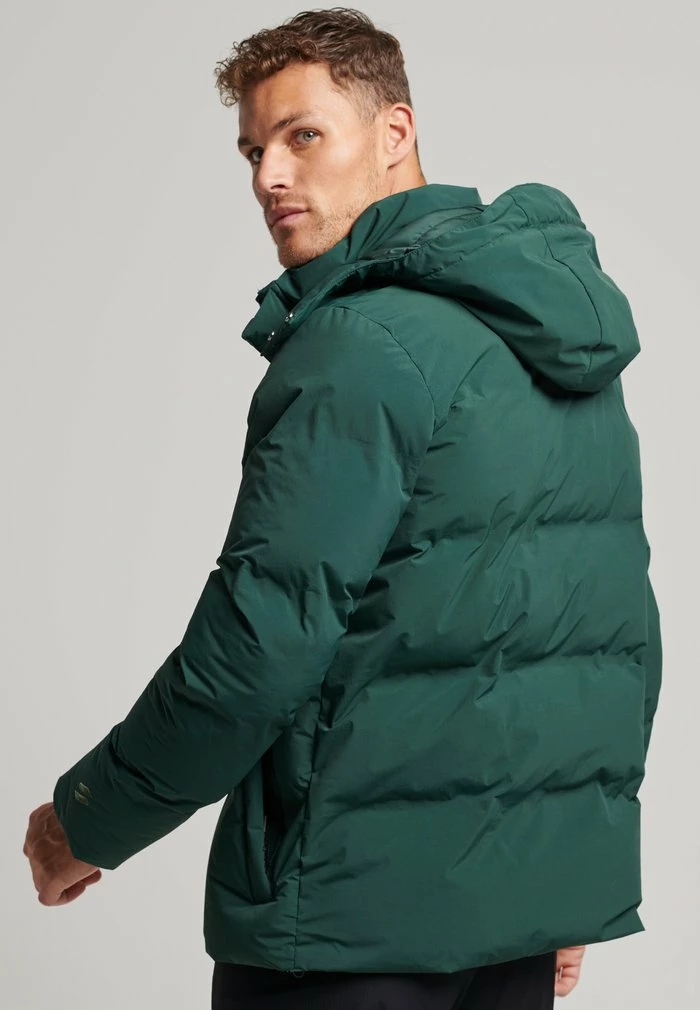 Superdry BOXY PUFFER - Winter Jacket - Eagle Green 3 Superdry BOXY PUFFER - Winter Jacket - Eagle Green - Image 3