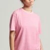 Superdry LOOSE - Basic T-shirt - Rose Bloom