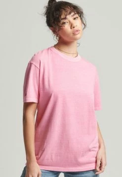 Superdry LOOSE - Basic T-shirt - Rose Bloom