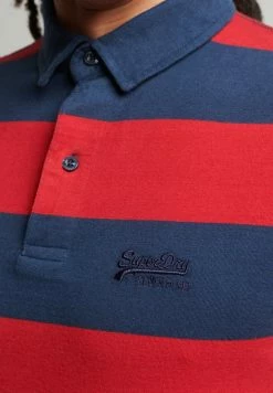 Superdry ACADEMY STRIPE - Polo Shirt - Varsity Hoop Stripe Red -Superdry Shop e0905a20cfaa49e18094bc1769906a67