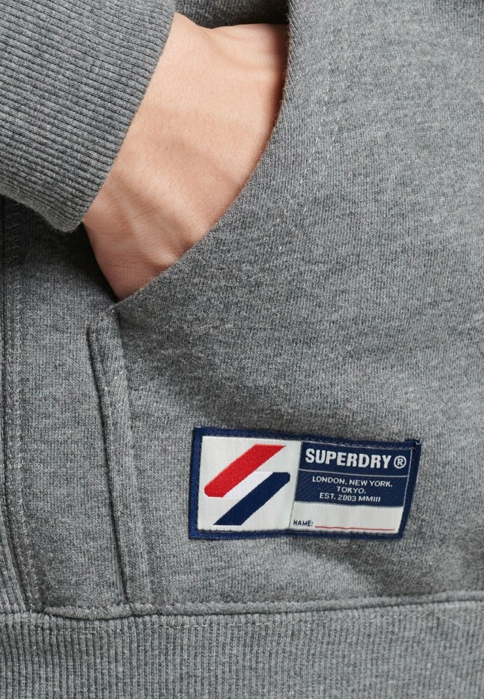 Superdry EXPEDITION EMBOSSED - Hoodie - Dark Charcoal Marl 5 Superdry EXPEDITION EMBOSSED - Hoodie - Dark Charcoal Marl - Image 5