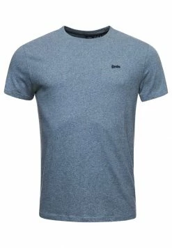 Superdry Basic T-shirt - Coastal Blue Grit 7 Superdry Basic T-shirt - Coastal Blue Grit -Superdry Shop e0c5186b07bc4fd3b1a6cb6a20379ace