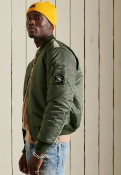 Superdry Bomber Jacket - Sage Green -Superdry Shop e0cc595bfdd545e69f2fa89f0494c07e