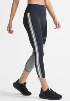 Superdry TRAINING GRAPHIC - Leggings - Trousers - Black/grey Marl 8 Superdry TRAINING GRAPHIC - Leggings - Trousers - Black/grey Marl -Superdry Shop e114afc0f1484ea193fb210d8d1c3733