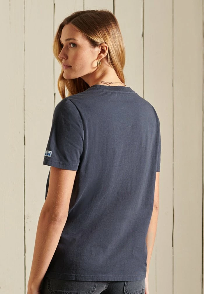 Superdry VINTAGE LOGO AMERICAN CLASSIC - Print T-shirt - Eclipse Navy 2 Superdry VINTAGE LOGO AMERICAN CLASSIC - Print T-shirt - Eclipse Navy - Image 2
