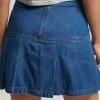 Superdry VINTAGE - A-line Skirt - Dark Indigo