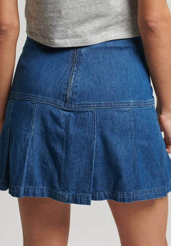 Superdry VINTAGE - A-line Skirt - Dark Indigo 1 Superdry VINTAGE - A-line Skirt - Dark Indigo