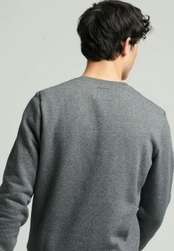 Superdry TRAVEL POSTCARD GRAPHIC - Sweatshirt - Dark Charcoal Jaspe -Superdry Shop e13ea8b48ff049d3bfa33599f5675906