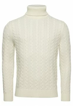 Superdry CABLE ROLL NECK - Jumper - Cream -Superdry Shop e15d9ec636ce4823aa5e6aa123604f7b