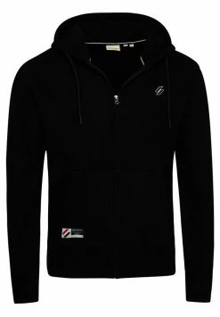 Superdry CODE ESSENTIAL - Zip-up Sweatshirt - Black -Superdry Shop e1613149468c47c8b29b344eaac69044