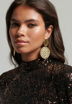 Superdry LONG SLEEVE - Cocktail Dress / Party Dress - Copper Black Sequin 8 Superdry LONG SLEEVE - Cocktail Dress / Party Dress - Copper Black Sequin -Superdry Shop e182cd13225d4ec2afb15dbe45aaa4c0