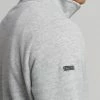 Superdry VINTAGE LOGO - Fleece Jumper - Athletic Grey Marl