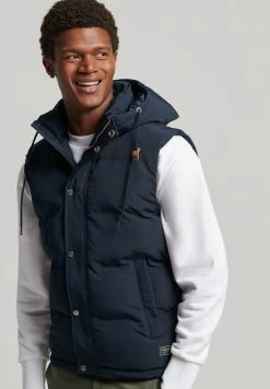 Superdry EVEREST - Waistcoat - Eclipse Navy