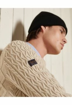 Superdry Jumper - Ecru -Superdry Shop e22ee794fff444d5bad65a111a0c6886