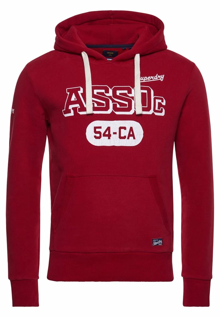 Superdry ATHLETIC ASSOCIATION CALIFORNIA GRAPHIC - Hoodie - Red 4 Superdry ATHLETIC ASSOCIATION CALIFORNIA GRAPHIC - Hoodie - Red - Image 4